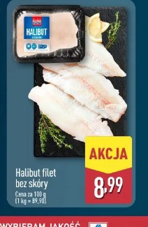 Halibut filet bez skóry