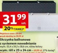 Skrzynka balkonowa z systemem nawadniania