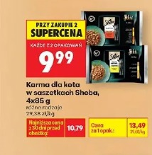 Karma dla kota w saszetkach Sheba, 4x85 g