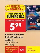 Karma dla kota Felix Fantastic, 4x85 g