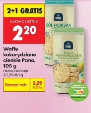 Wafle kukurydziane cienkie Pano