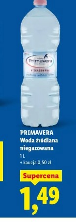 Primavera Woda źródlana niegazowana