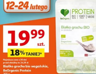 Białko grochu bio wegańskie, BeOrganic Protein