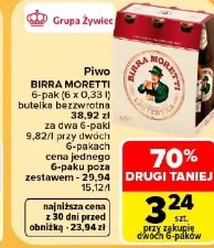 Piwo BIRRA MORETTI