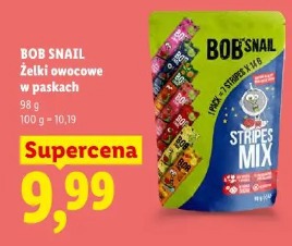 Bob Snail Żelki owocowe w paskach
