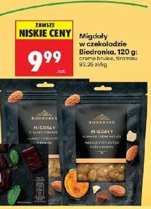 Migdały w czekoladzie Biedronka