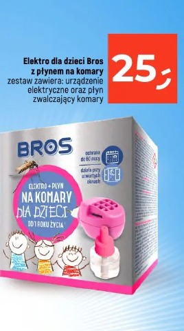 Elektro dla dzieci Bros z płynem na komary