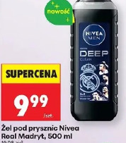 Żel pod prysznic Nivea Real Madryt