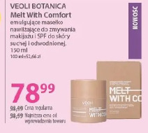 Veoli Botanica Emulgacyjne Comfort emulsja nawilżająca do zmywania makijażu i SPF do skóry wrażliwej i odwodnionej