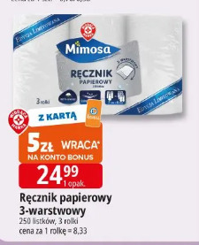 Ręcznik papierowy 3-warstwowy Mimosa