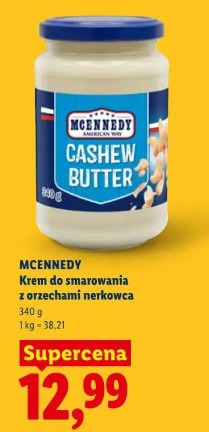 Mcennedy Krem do smarowania z orzechami nerkowca