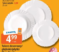 Talerz deserowy/głęboki/płytki Ebro Opale