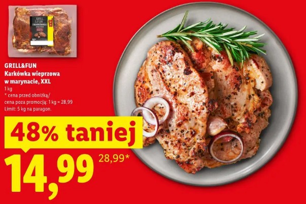 Grill&Fun Karkówka wieprzowa w marynacie XXL