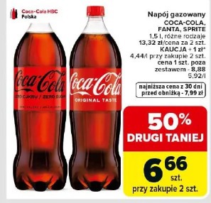 Napój gazowany COCA-COLA, FANTA, SPRITE