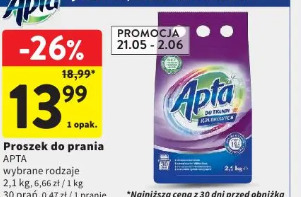 Apta proszek do prania wybrane rodzaje