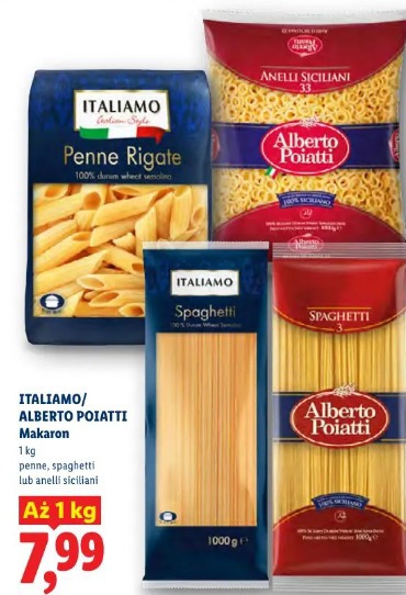Italiano/Alberto Poiatti Makaron penne, spaghetti lub anelli siciliani