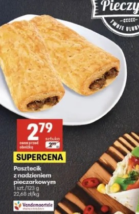 Pasztecik z nadzieniem pieczarkowym Vandemoortele