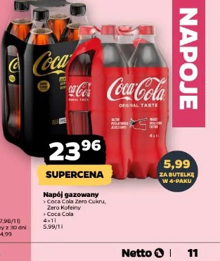 Napój gazowany Coca Cola