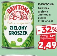 Dawtona Groszek zielony