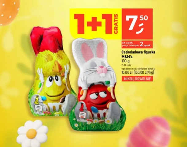 Czekoladowa figurka M&M's