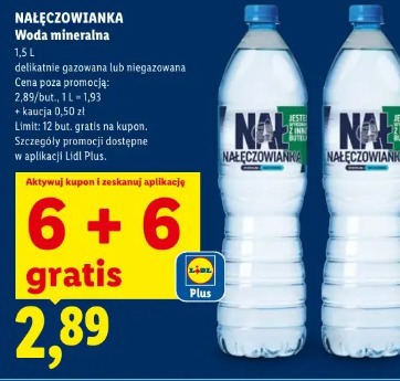 NAŁĘCZOWIANKA Woda mineralna