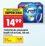 Tabletki do zmywarki Kraft All in One