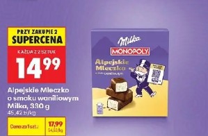 Alpejskie Mleczko o smaku waniliowym Milka, 330 g