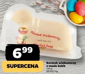 Baranek wielkanocny z masła Sobik