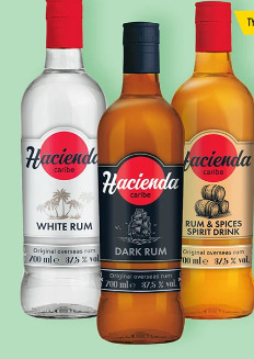 Rum Hacienda Caribe White / Dark / Rum & Spices