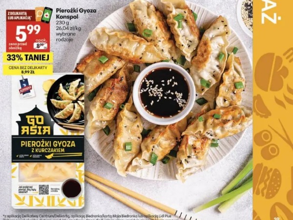 Pierożki Gyoza Konspol z kurczakiem