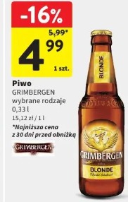 Piwo Grimbergen wybrane rodzaje