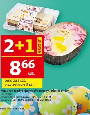 Mazurek tradycyjny wielkanocny, mix smaków