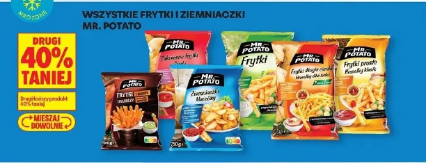 Wszystkie frytki i ziemniaczki Mr. Potato