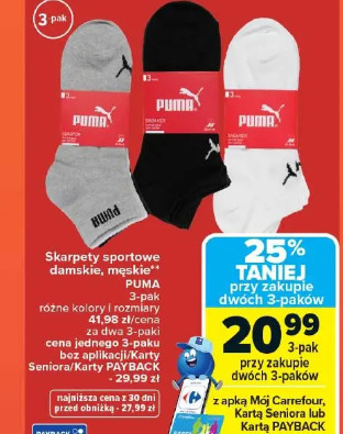 Skarpety sportowe damskie, męskie PUMA