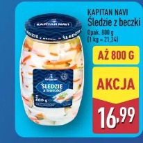 Kapitan Navi Śledzie z beczki