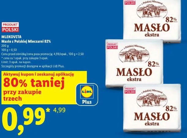 MLEKOVITA Masło z Polskiej Mleczarni