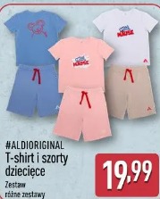 T-shirt i szorty dziecięce