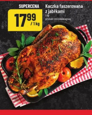 Kaczka faszerowana z jabłkami