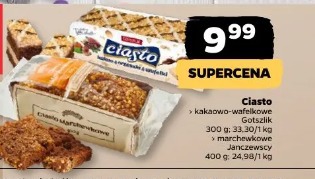 Ciasto kakaowo-wafelkowe Gotszlik