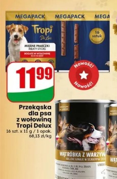 Przekąska dla psa z wołowiną Tropi Delux