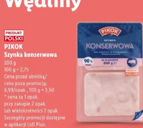 Pikok Szynka konserwowa