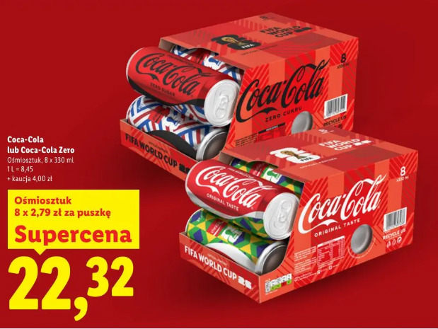 Coca-Cola lub Coca-Cola Zero