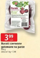 Buraki czerwone gotowane na parze Jaffa