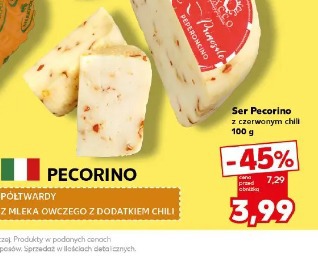 Ser Pecorino z czerwonym chili