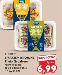 Lisner Smakiem Krojone Filety śledziowe różne rodzaje