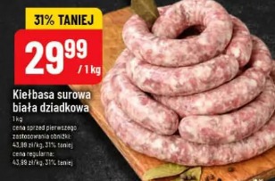 Kiełbasa surowa biała dziadkowa