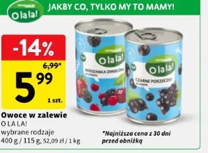 Owoce w zalewie O La La!