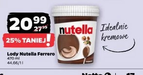 Lody Nutella Ferrero