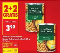 Ananas w kawałkach Nasza Spiżarnia