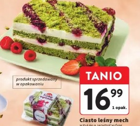 Ciasto leśny mech Kraina Wypieków